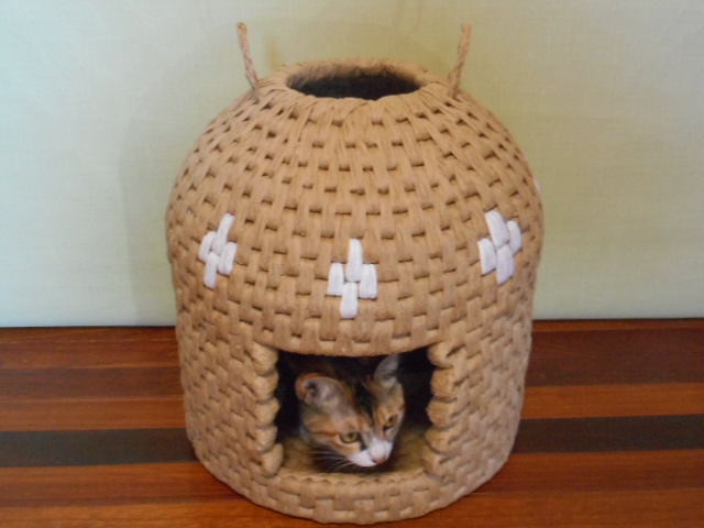 ねこちゃんのおうち(M)パート2クッション付猫ちぐら